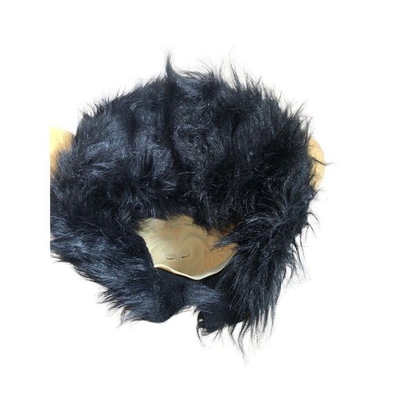 Halloween Furry Monkey Face Mask Adult OS - Picture 4 of 4